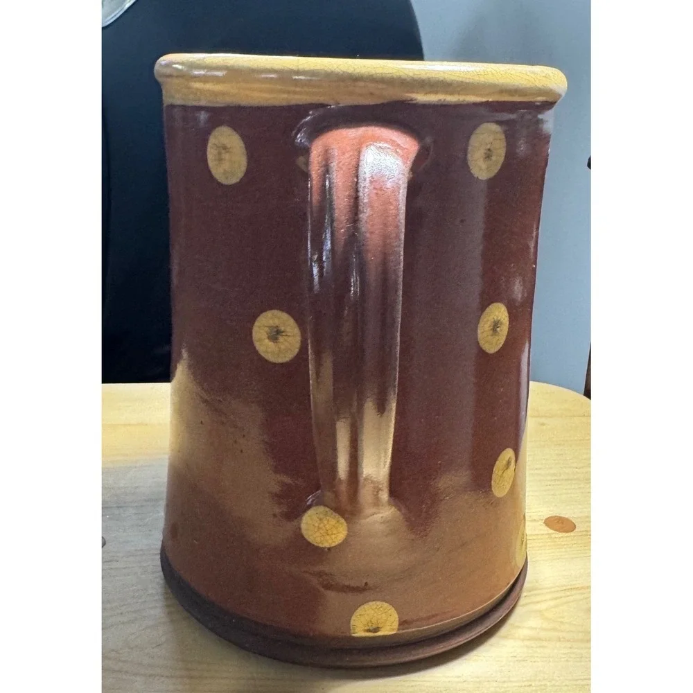 Eric Anderson Slipware Pitcher Count Your Blessings Each and everyday RARE 1997